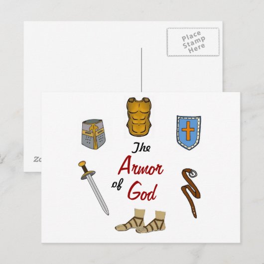 Armor van Briefkaart (Voorkant / Achterkant)