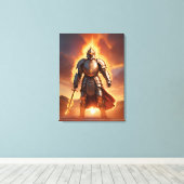 Armor van God Canvas Afdruk (Insitu (Houten vloer))