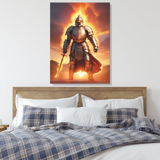 Armor van God Canvas Afdruk (Insitu (Slaapkamer))