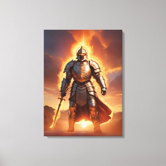 Armor van God Canvas Afdruk (Voorkant)