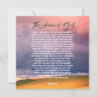 Armor van God, Ephesianen 6 Kaart