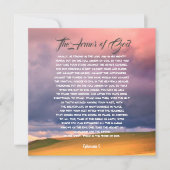 Armor van God, Ephesianen 6 Kaart (Voorkant)