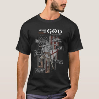 Armor van God Ephesians Bijbel Verse Cool Religieu T-shirt