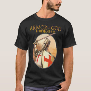 Armor van God Ephesians Bijbel Verse Religieuze Ch T-shirt