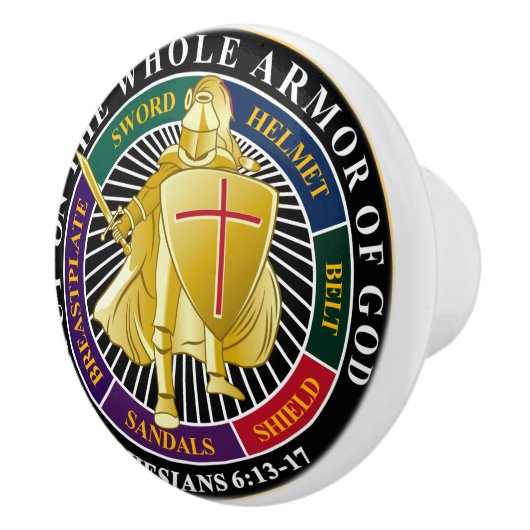 Armor van God Keramische Knop (Rechts)