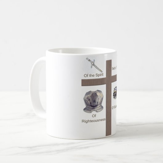 Armor van God Koffiemok (Voorkant links)