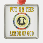 ARMOR VAN GOD METALEN ORNAMENT (Voorkant)