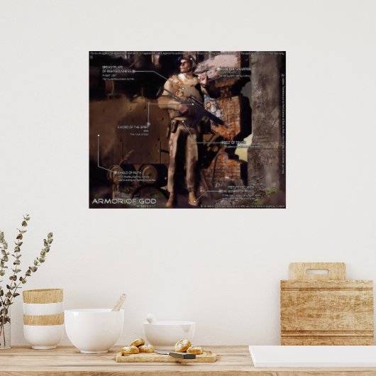 Armor van God: Moderne versie Poster (Keuken)