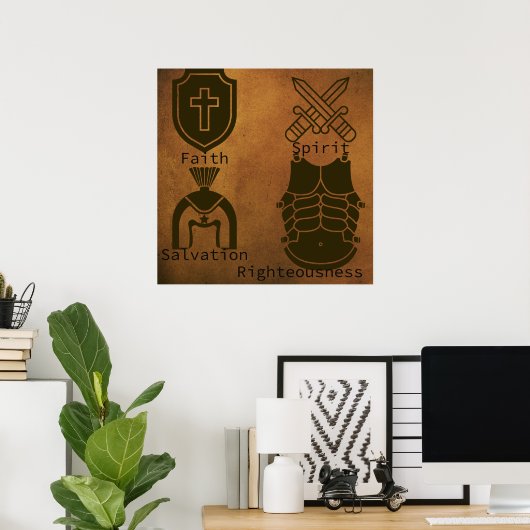 Armor van God Poster (Thuiskantoor)