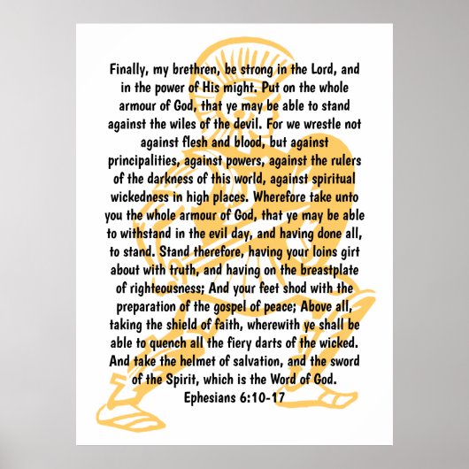 Armor van God Poster (Voorkant)