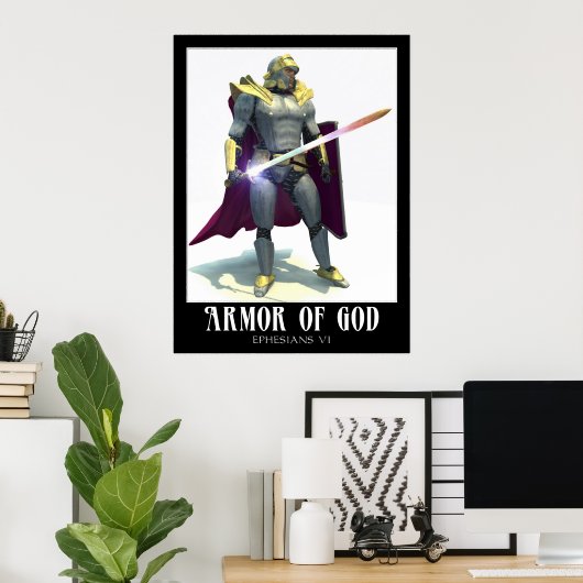 Armor van God Poster (Thuiskantoor)