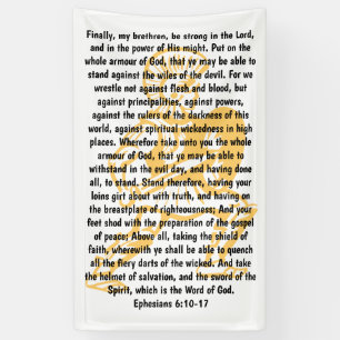 Armor van God Spandoek