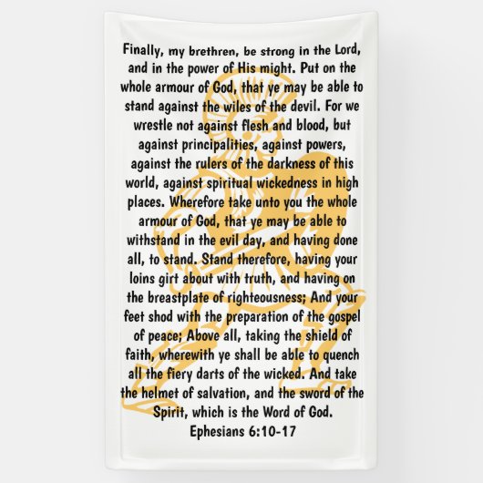 Armor van God Spandoek (Verticaal)