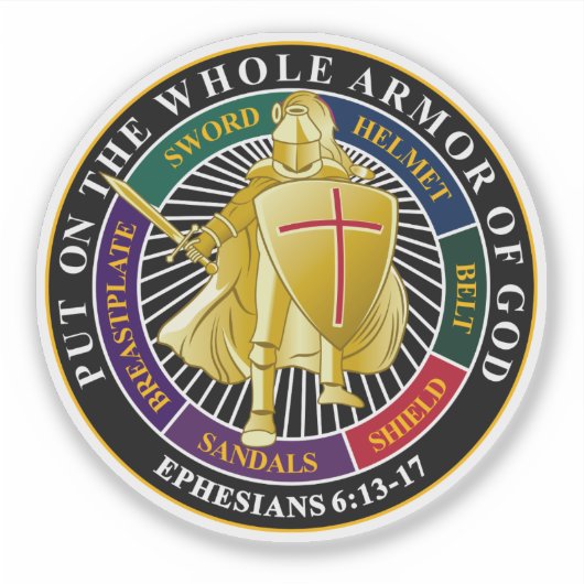 Armor van God Sticker (Voorkant)