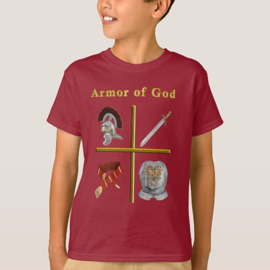 Armor van God t-shirts (Voorkant)