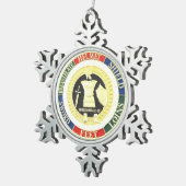 ARMOR VAN GOD TIN SNEEUWVLOK ORNAMENT (Rechts)