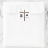 Armor van God Vierkante Sticker (Tas)