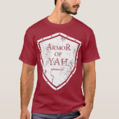 Armor van Yah Hebrew Yahweh Torah Jewish T-shirt (Voorkant)