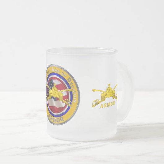 Armor Veteran Matglas Koffiemok (Voorkant rechts)