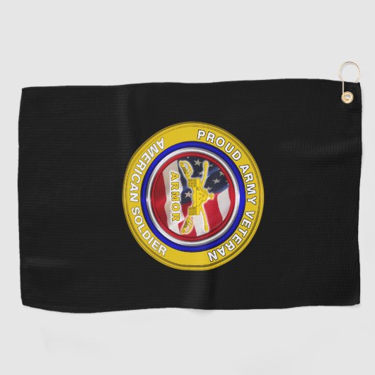 Armor Veteran van het leger van de groep Golfhanddoek (Horizontaal)