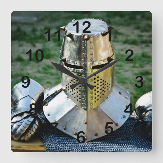 Armor Vierkante Klok (Voorkant)