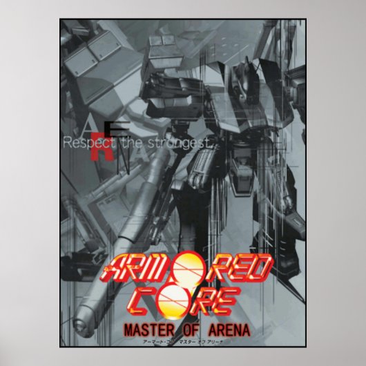 Armored Core Master of the Arena artwork Poster (Voorkant)