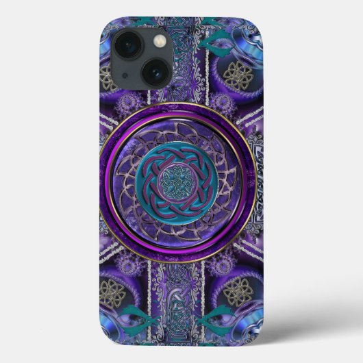 Armored Fractal Tapestry Celtic Knot iPad Air Case (Achterkant)