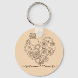 Armored Hearts Steampunk Sleutelhanger