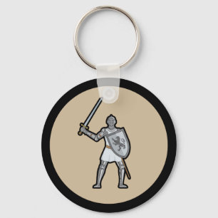 Armored Medieval Knight Sleutelhanger