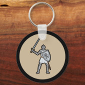 Armored Medieval Knight Sleutelhanger (Voorkant)