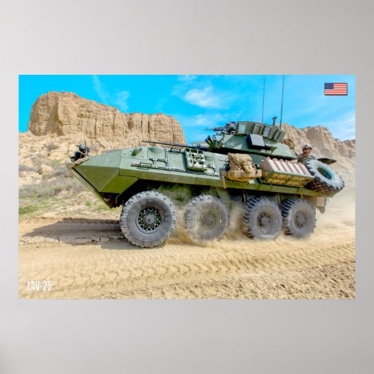 ARMORED PERSONNEL CARRIER - LAV-25 POSTER (Voorkant)