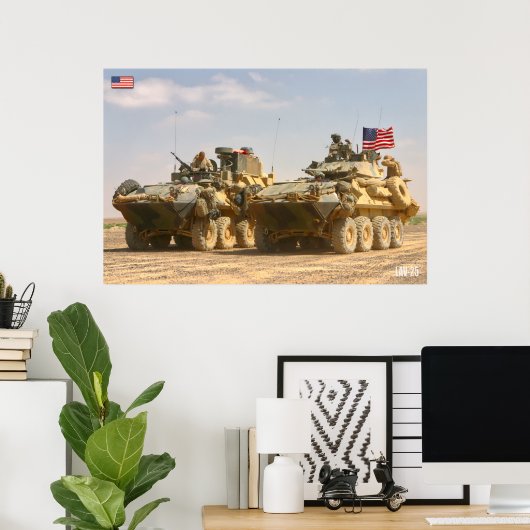 ARMORED PERSONNEL CARRIER – LAV-25 POSTER (Thuiskantoor)