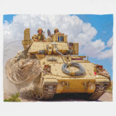 ARMORED PERSONNEL CARRIER - M2 Bradley Fleece Deken (Voorkant (Horizontaal))