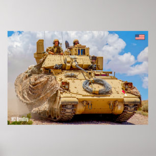 ARMORED PERSONNEL CARRIER - M2 Bradley Poster