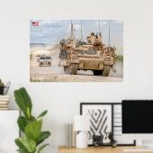 ARMORED PERSONNEL CARRIER - M2 Bradley Poster (Thuiskantoor)