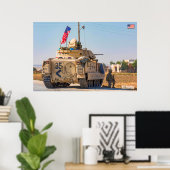 ARMORED PERSONNEL CARRIER - M2 Bradley Poster (Thuiskantoor)