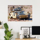 ARMORED PERSONNEL CARRIER - M2 Bradley Poster (Thuiskantoor)
