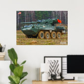 ARMORED PERSONNEL CARRIER - Stryker Poster (Thuiskantoor)