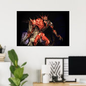 Armored roudou red poster (Thuiskantoor)