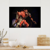 Armored roudou red poster (Keuken)