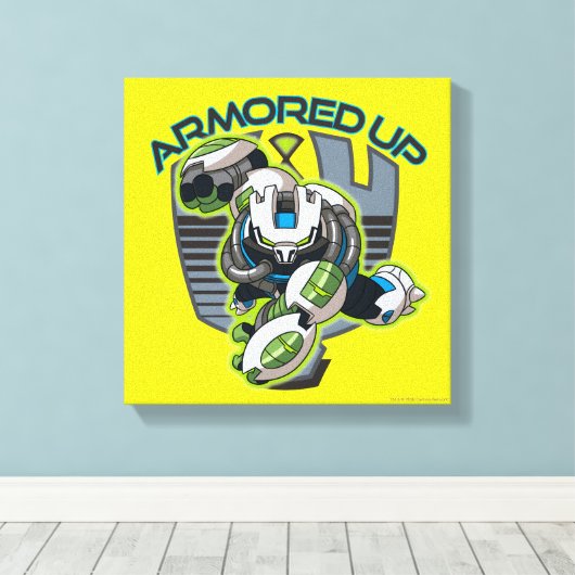 Armored Up - Omni-Kix Slapback Canvas Afdruk (Insitu (Houten vloer))