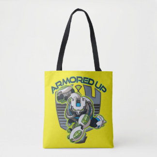 Armored Up - Omni-Kix Slapback Tote Bag