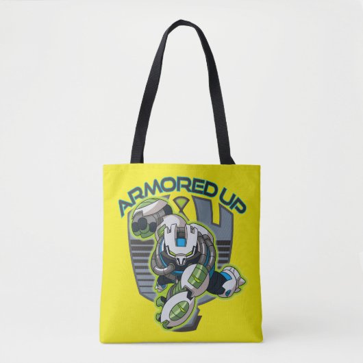 Armored Up - Omni-Kix Slapback Tote Bag (Voorkant)