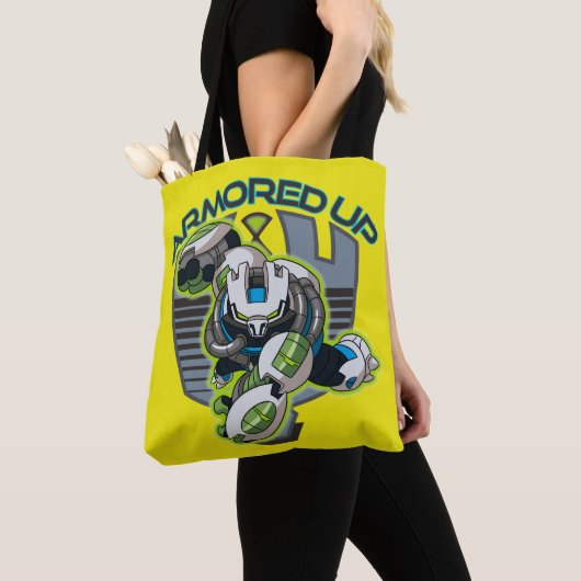 Armored Up - Omni-Kix Slapback Tote Bag (Dichtbij)