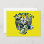 Armored Up - Omni-Kix Slapback Uitnodiging Briefkaart (Voorkant / Achterkant)