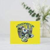 Armored Up - Omni-Kix Slapback Uitnodiging Briefkaart (Staand voorkant)