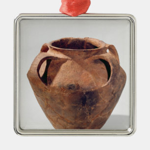 Armoricaanse biconvexe met vier handvatten metalen ornament