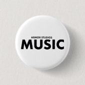ArmorStudios Text Logo Ronde Button 3,2 Cm (Voorkant)
