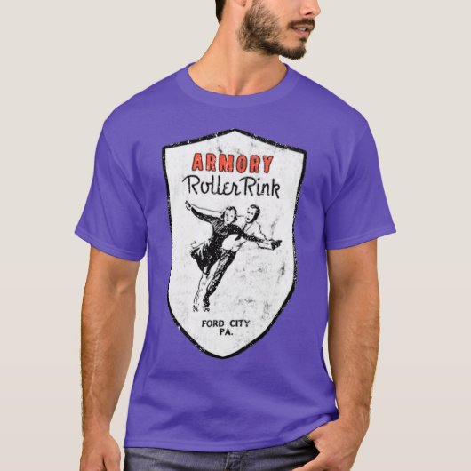 Armory Roller Rink - Ford City, PA T-shirt (Voorkant)