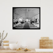 Armory Square Hospital in Washington, DC 1865 Poster (Keuken)